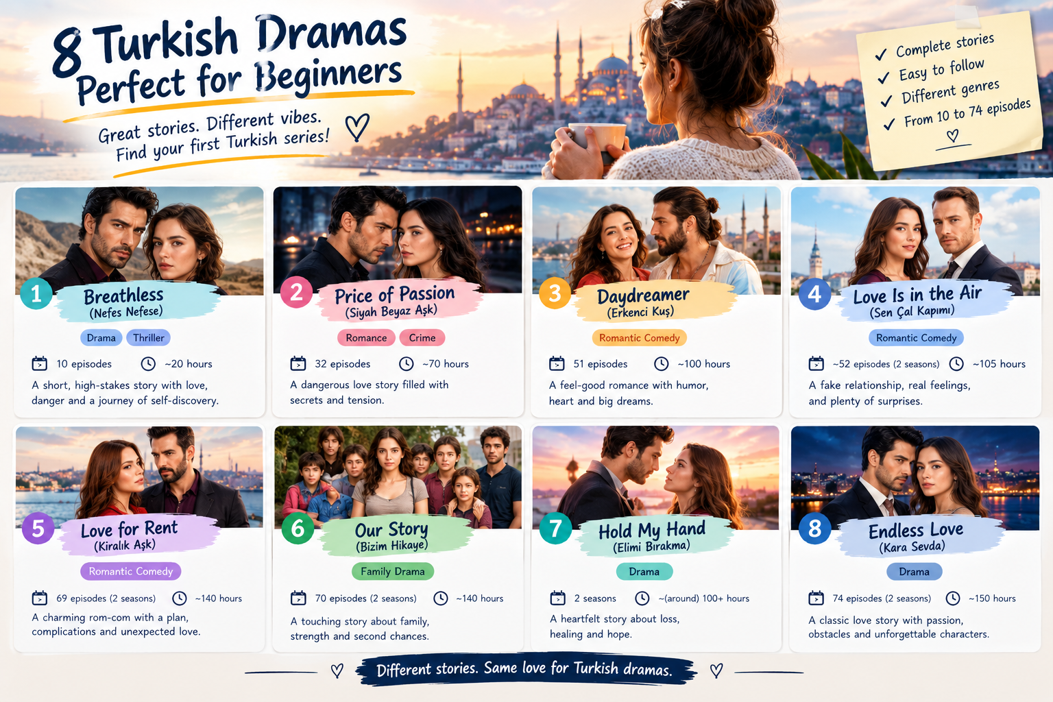 Best Turkish Dramas for Beginners: 8 Great First Picks